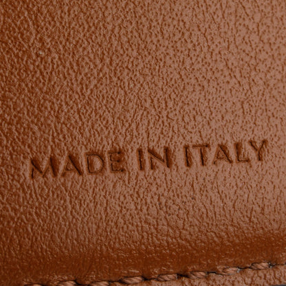Celine 2023 Brown Triomphe Canvas Compact Wallet
