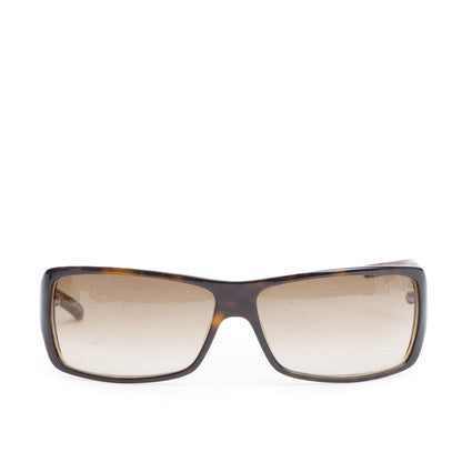Burberry B438/S Black Acetate Rectangular Sunglasses