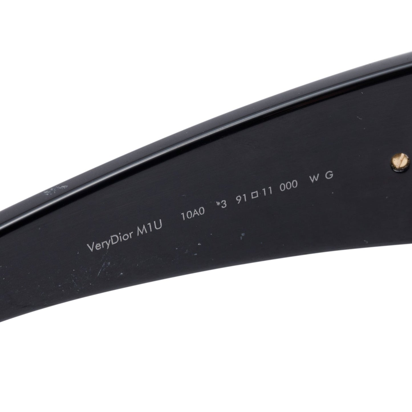 Christian Dior Black Acetate VeryDior M1U Mask Sunglasses