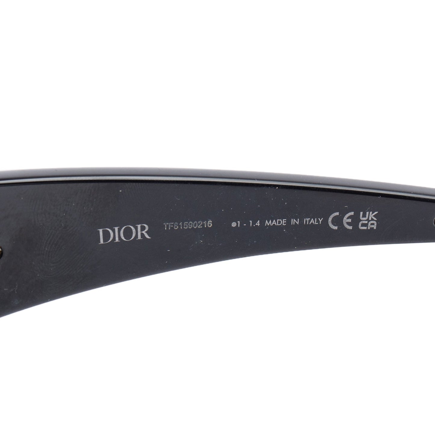 Christian Dior Black Acetate VeryDior M1U Mask Sunglasses