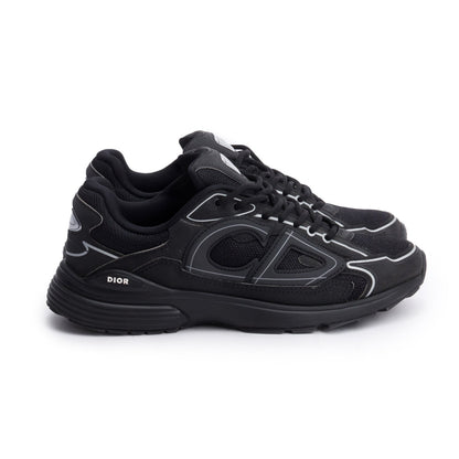 Christian Dior Black Mesh Technical Fabric B30 Sneakers, Size 43