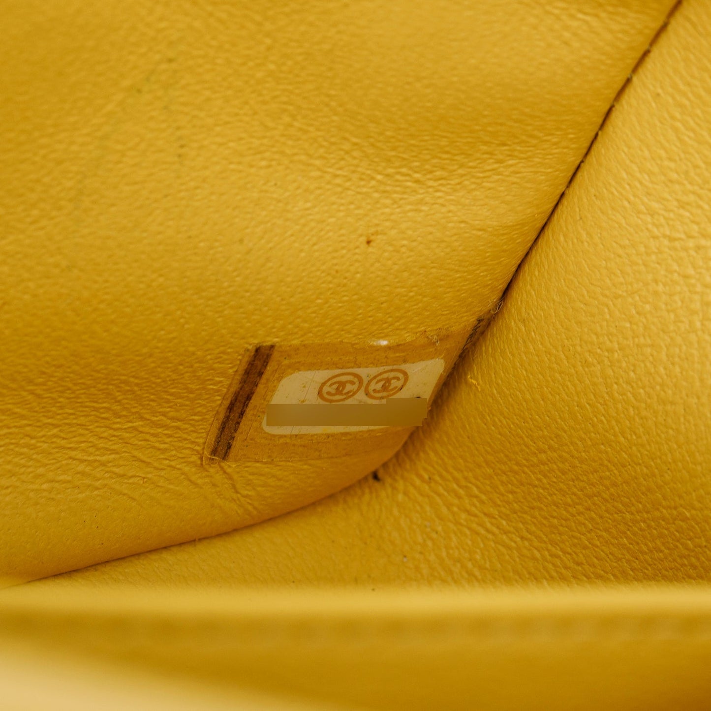 Chanel Yellow Quilted Lambskin Leather Classic Mini Rectangular Flap Bag
