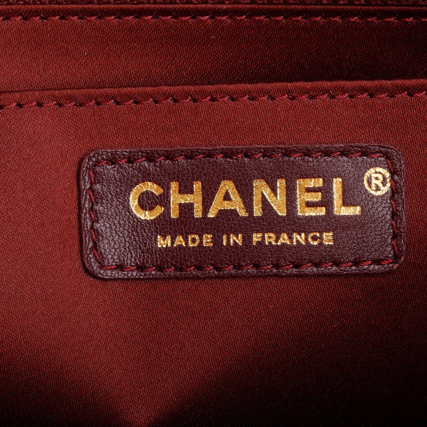 Chanel Beige Lambskin Leather Large Golden Class Flap Bag