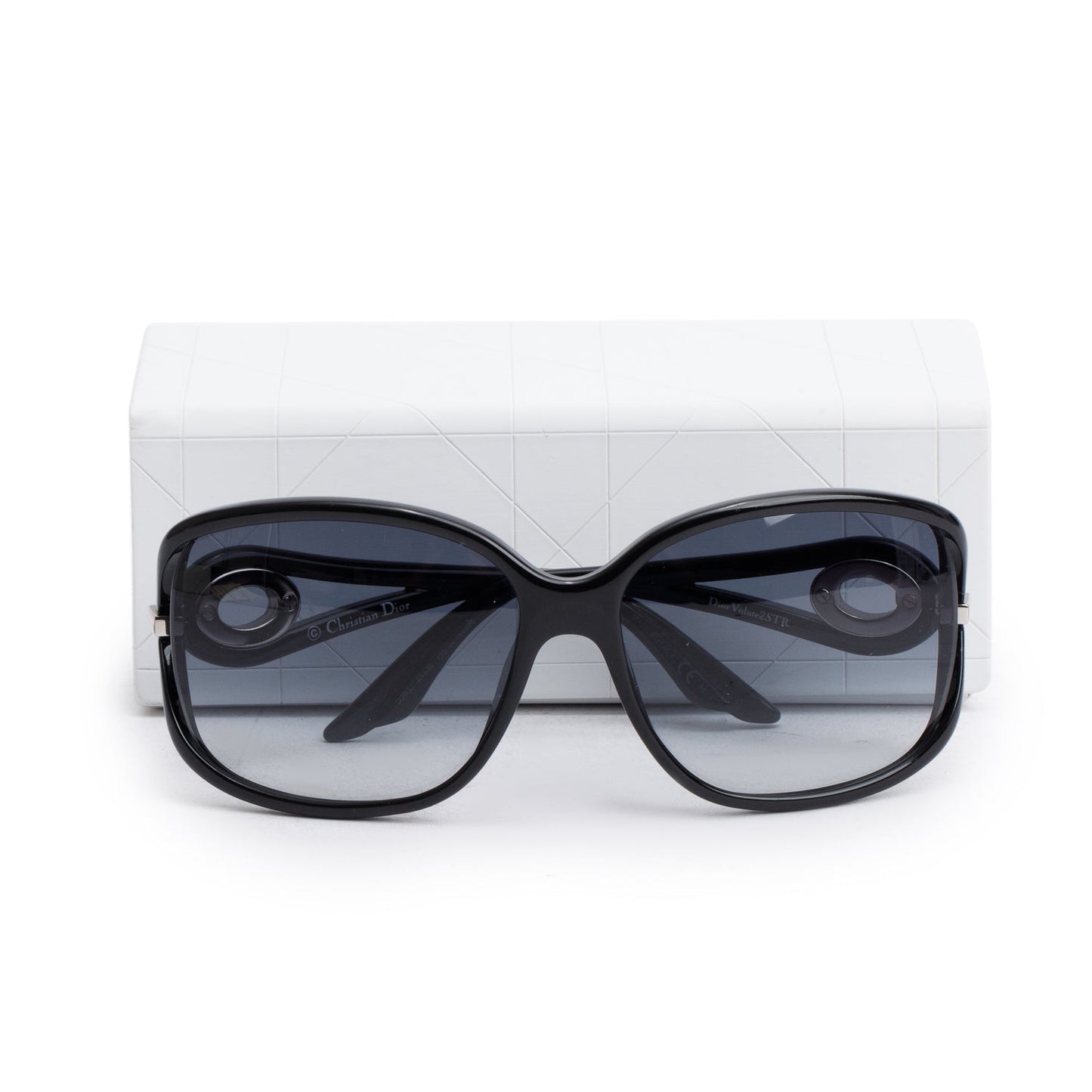 Christian Dior Black Acetate DiorVolute2 Oversize Sunglasses