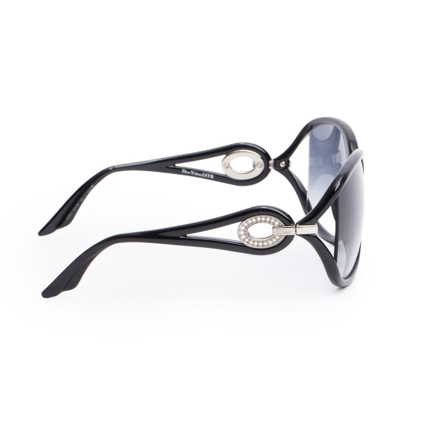Christian Dior Black Acetate DiorVolute2 Oversize Sunglasses