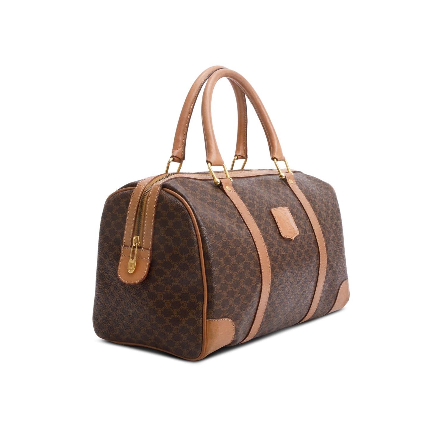 Celine Vintage Macadam Boston Bag