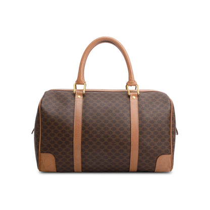 Celine Vintage Macadam Boston Bag