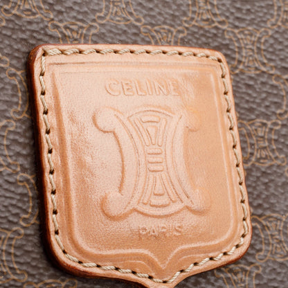 Celine Vintage Macadam Boston Bag