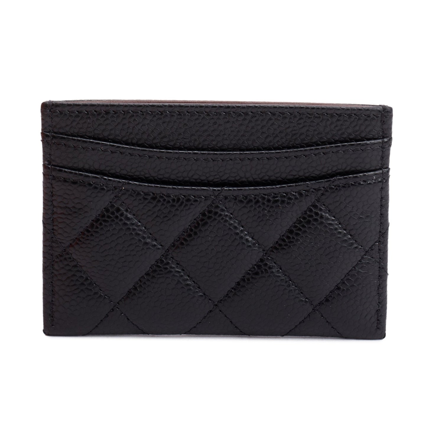 Chanel 2024 Black Caviar Leather Classic Card Holder
