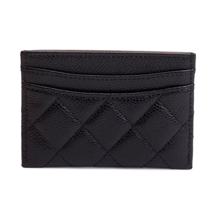 Chanel 2024 Black Caviar Leather Classic Card Holder