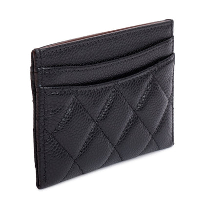 Chanel 2024 Black Caviar Leather Classic Card Holder