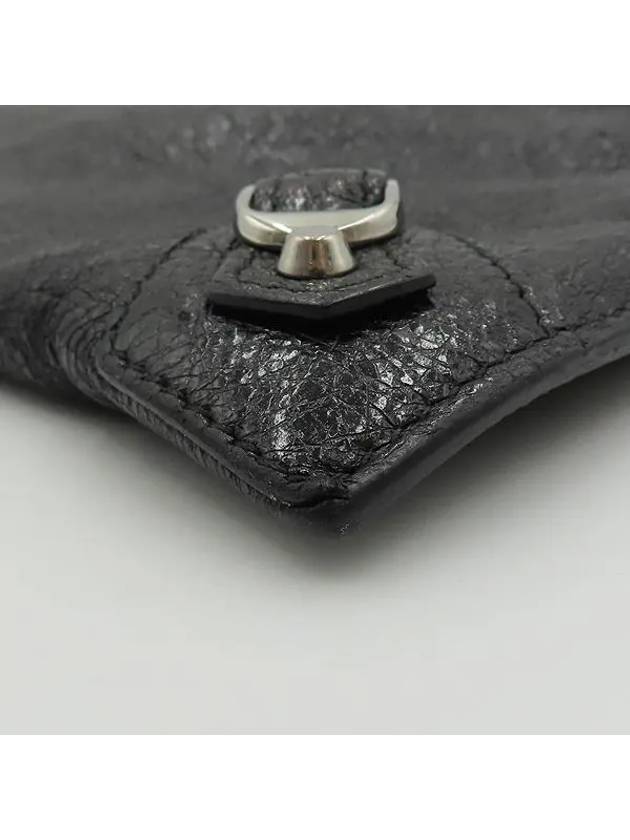 Luxury Balenciaga Trending 2025 362967 Black leather classic gold zip up decoration clutch bag