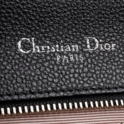 Christian Dior Black Calfskin Leather Small Diorama Flap Bag