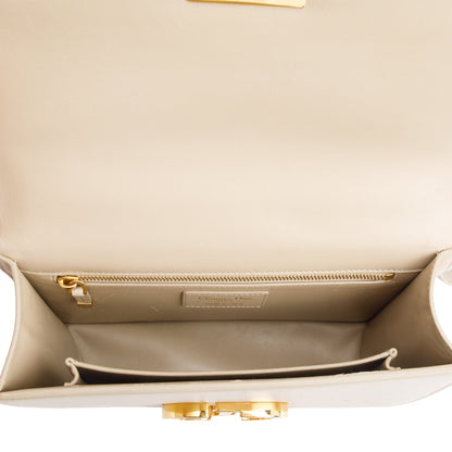 Christian Dior 2020 Beige Leather Medium 30 Montaigne Bag