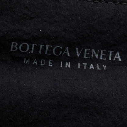 Bottega Veneta Black Paper Intrecciato The Stretch Cassette Bag