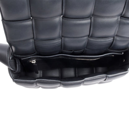 Bottega Veneta Black Lambskin Leather Classic Padded Cassette Bag