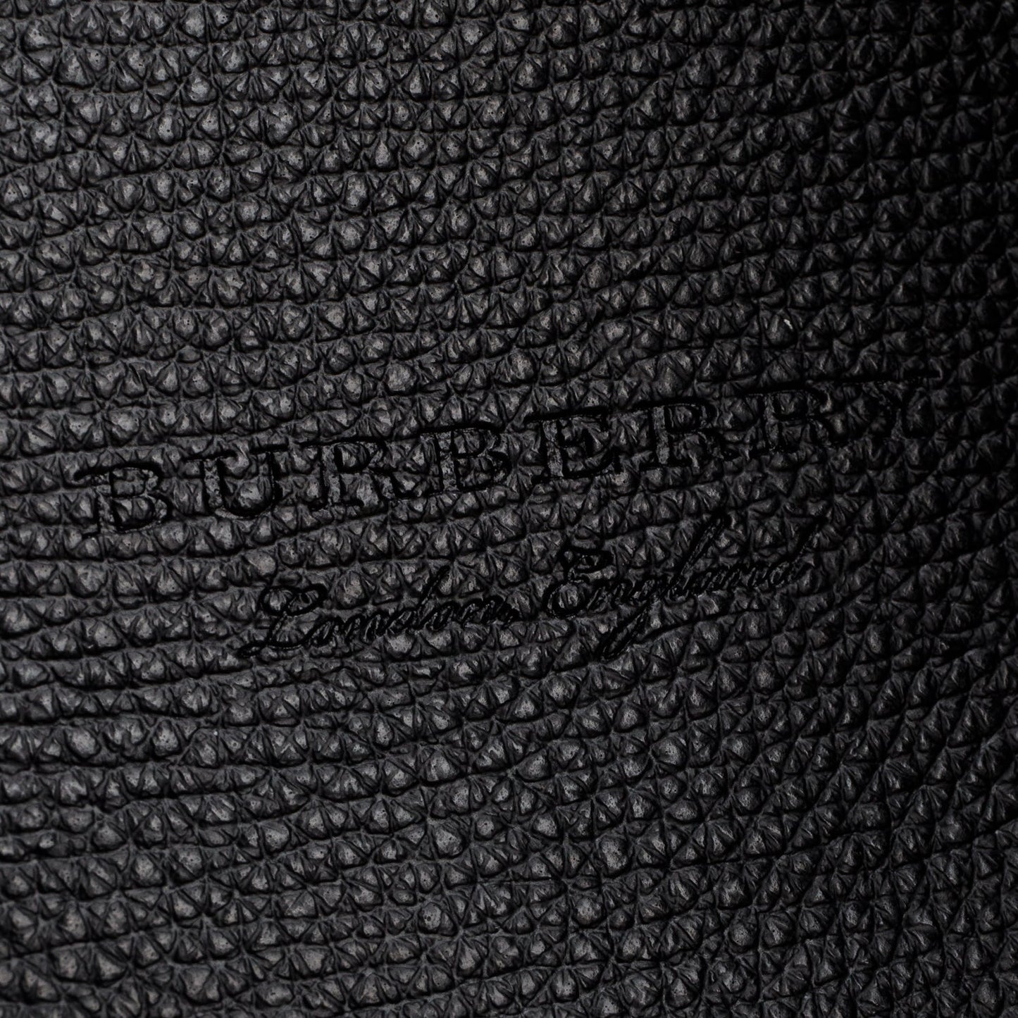 Burberry Black Calfskin Leather House Check Small Reversible Tote