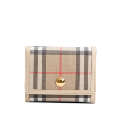 Burberry Vintage Check Small Folding Wallet