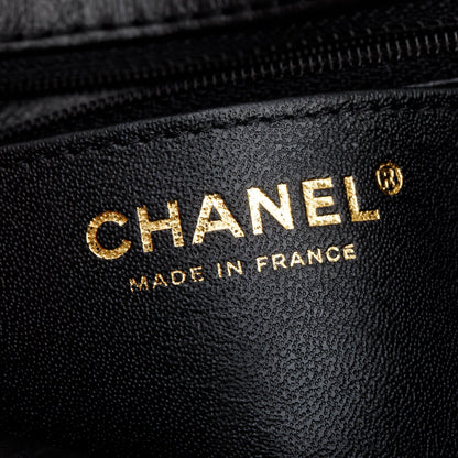 Chanel Black Quilted Aged Calfskin Leather Mini 2.55 Reissue Flap Bag