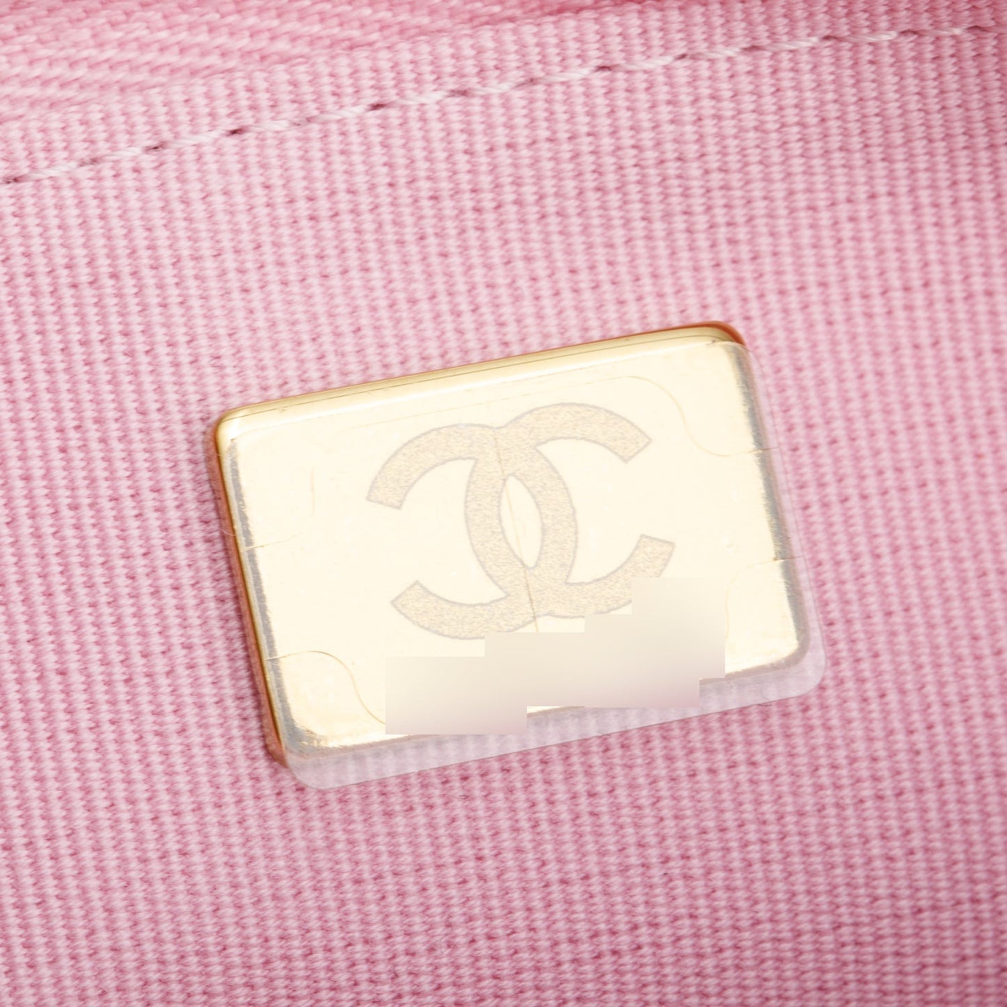 Chanel Pink Iridescent Quilted Lambskin Leather CC Pearl Crush Classic Wallet on Chain