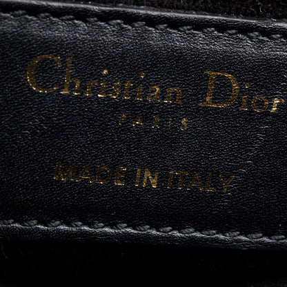 Christian Dior Black Calfskin Leather Mini Saddle Bag