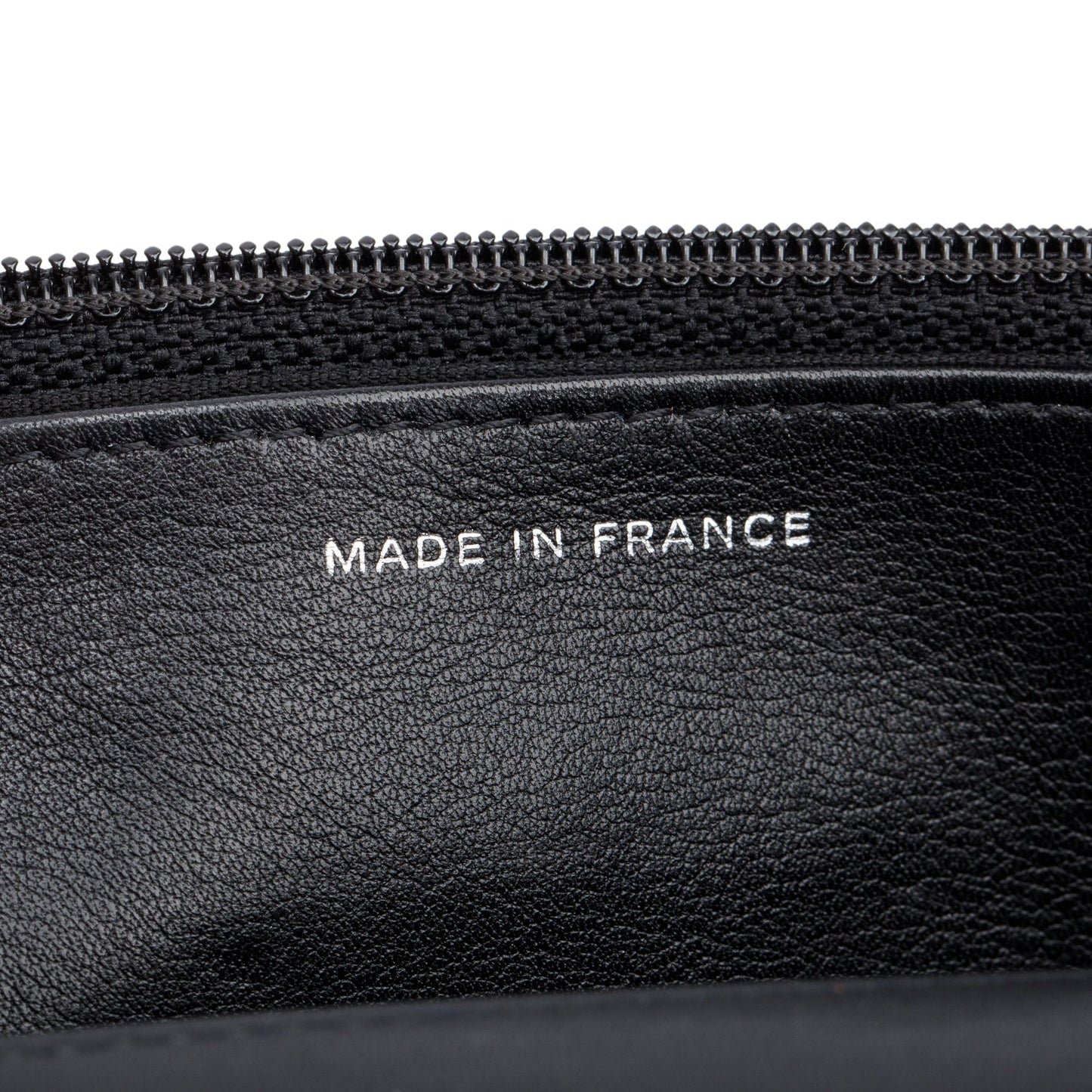 Chanel Black Quilted Patent Leather Classic Wallet on Chain