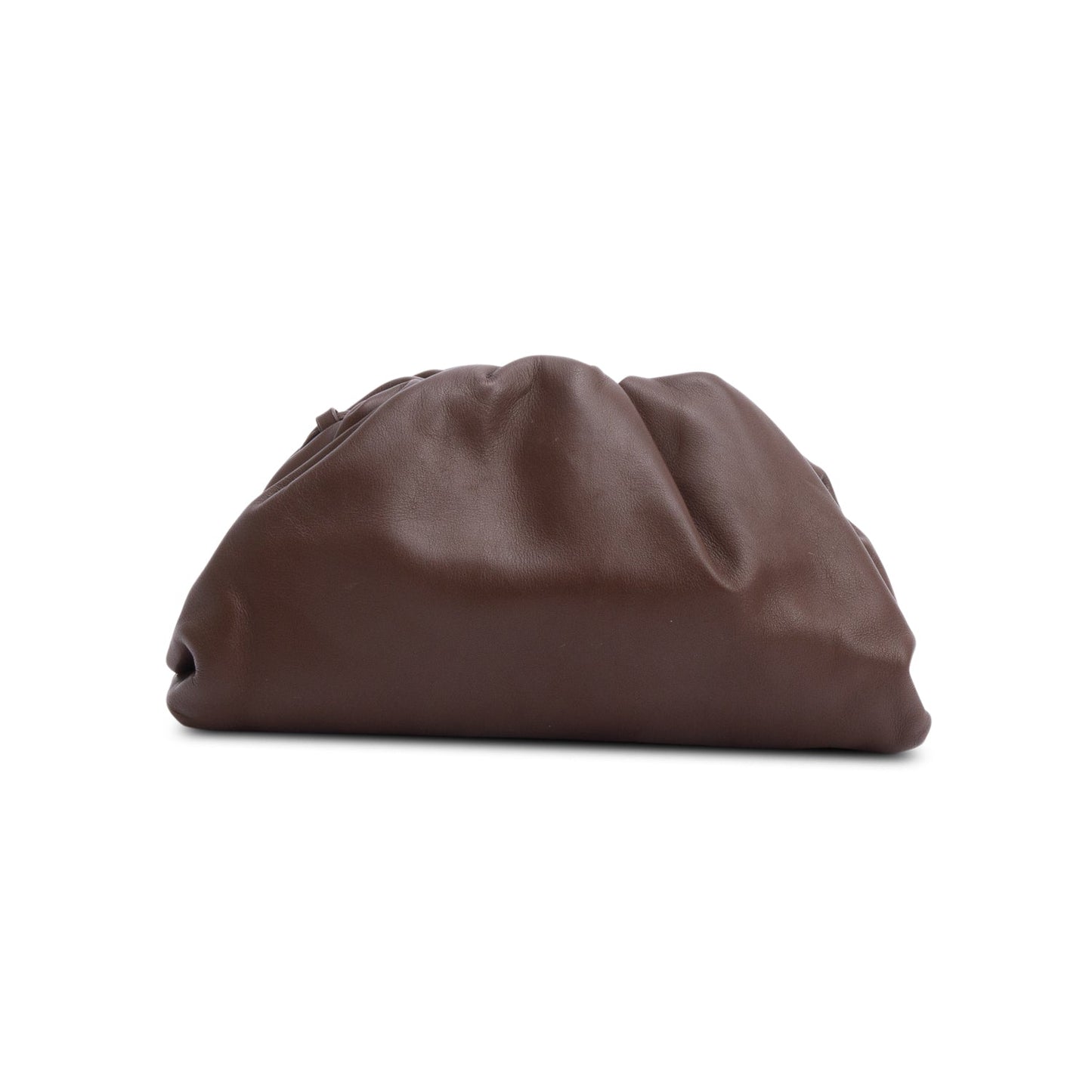 Bottega Veneta Brown Calfskin Leather The Mini Pouch