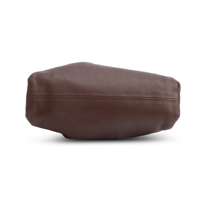 Bottega Veneta Brown Calfskin Leather The Mini Pouch