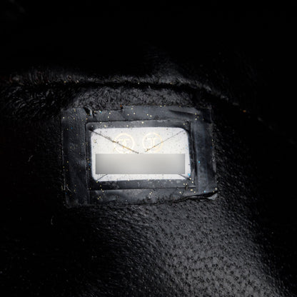 Chanel Vintage Black Caviar Leather Medallion Tote