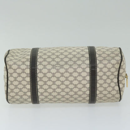 Luxury CELINE Macadam Canvas Hand Bag PVC Leather Whe  63493
