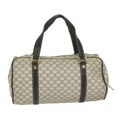 Luxury CELINE Macadam Canvas Hand Bag PVC Leather Whe  63493