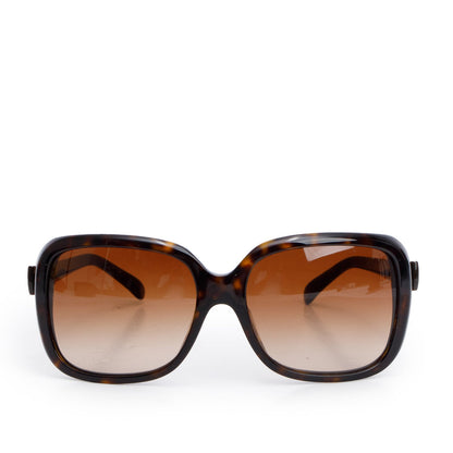 Chanel 5171 Havana Acetate CC Bow Sunglasses