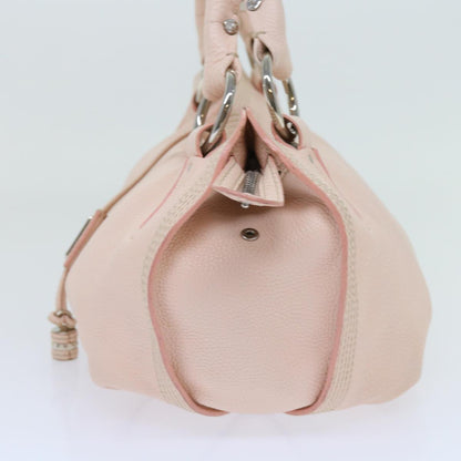 Luxury CELINE Hand Bag Leather Pink  63531