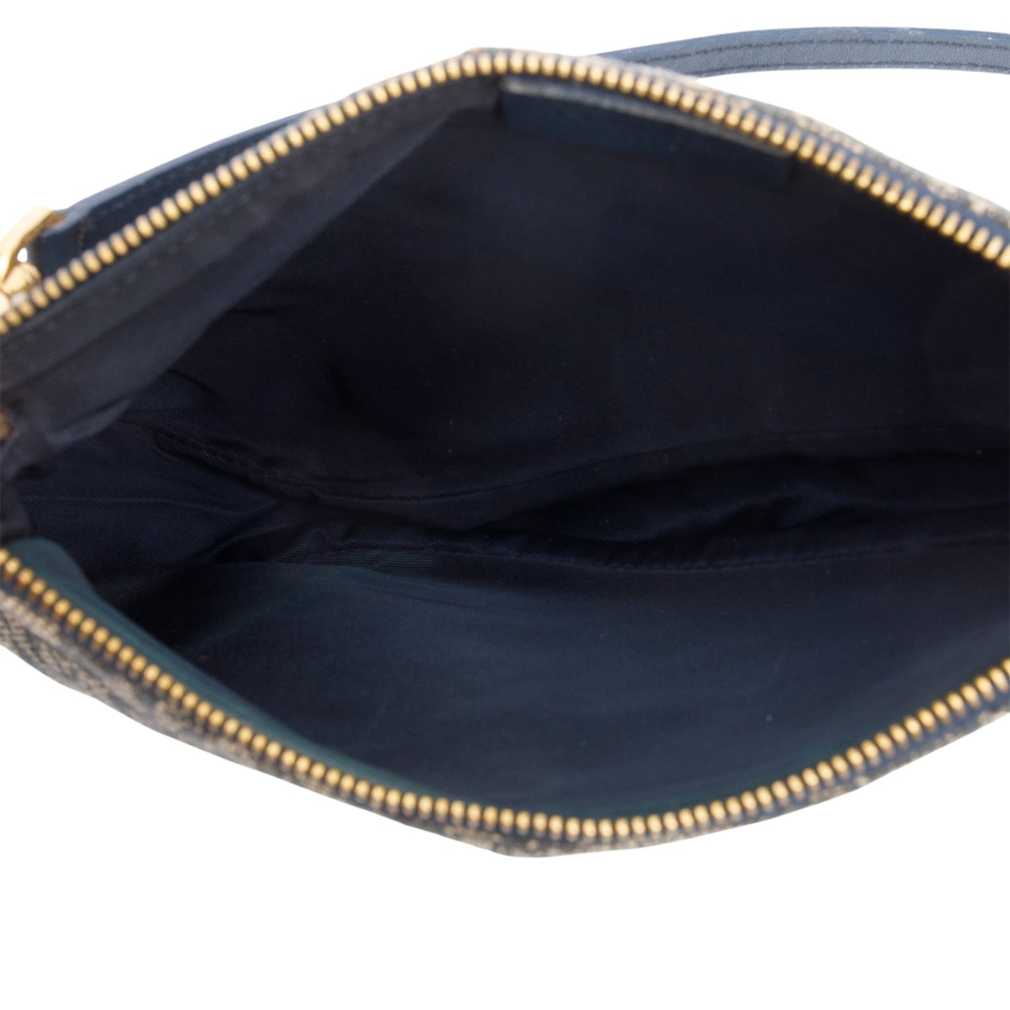 Christian Dior Navy Diorissimo Saddle Pochette