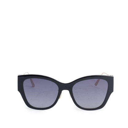 Christian Dior Black Acetate 30montaigne B2U Butterfly Sunglasses