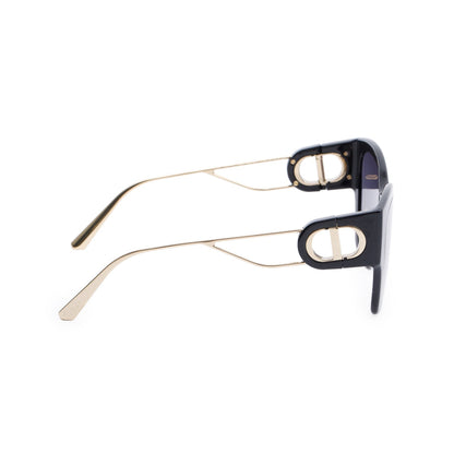 Christian Dior Black Acetate 30montaigne B2U Butterfly Sunglasses