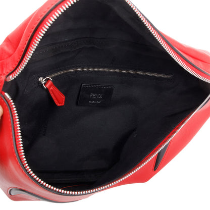 Fendi Red Vitello Leather Devil Eyes Belt Bag