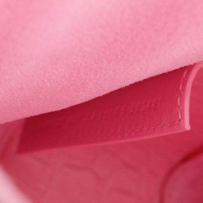 Balenciaga Pink Croc-Embossed Leather Tool 2.0 Small N/S Tote