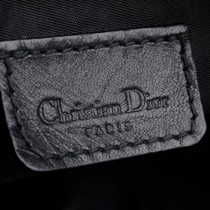 Christian Dior Black Diorissimo Saddle Pochette