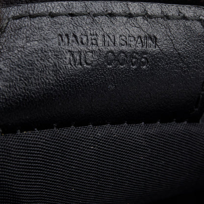 Christian Dior Black Diorissimo Saddle Pochette