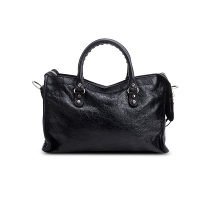Balenciaga Black Agneau Le City Bag Small