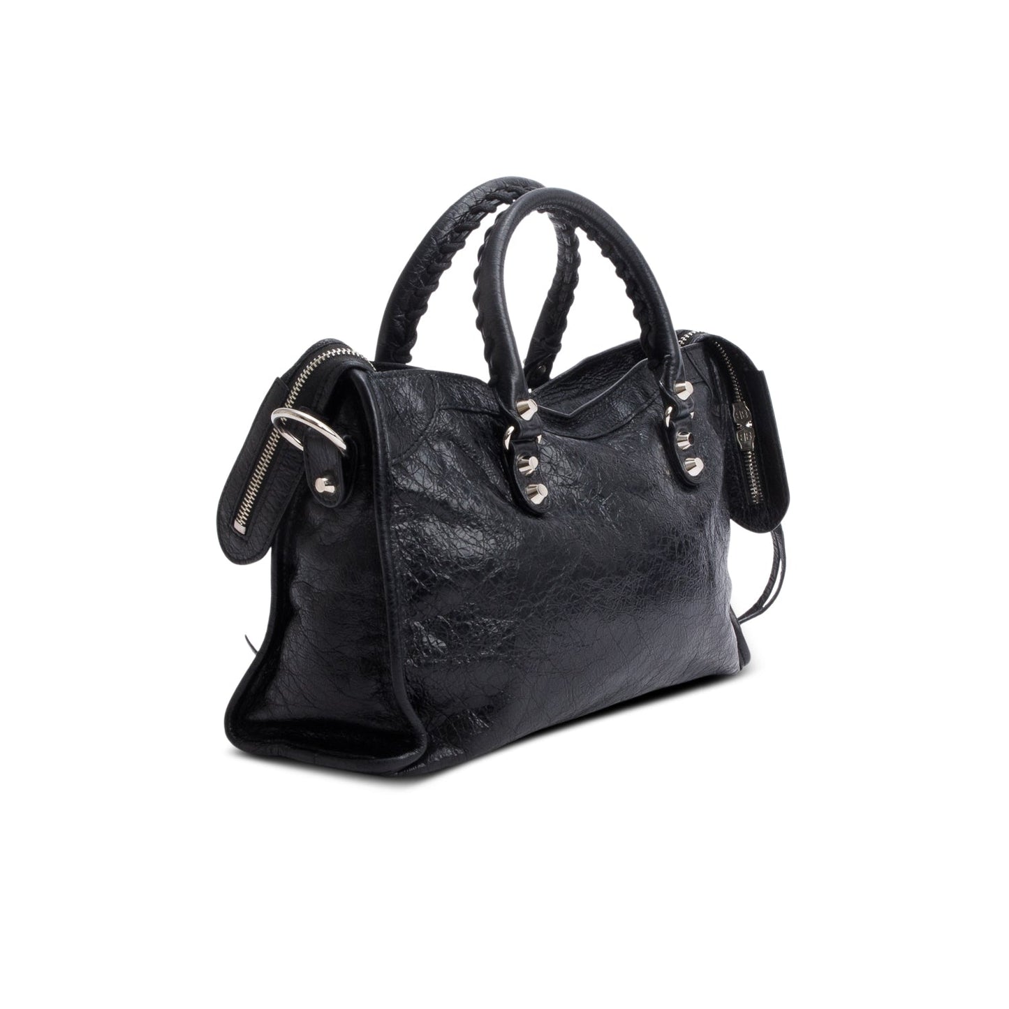 Balenciaga Black Agneau Le City Bag Small