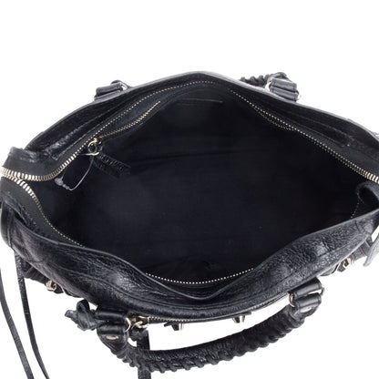 Balenciaga Black Agneau Le City Bag Small