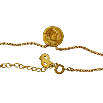 Dior Necklace Gold Plated gold logo motif Women