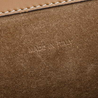 Fendi 2021 Brown FF Zucca Canvas Tan Leather Trim Medium Touch Shoulder Bag
