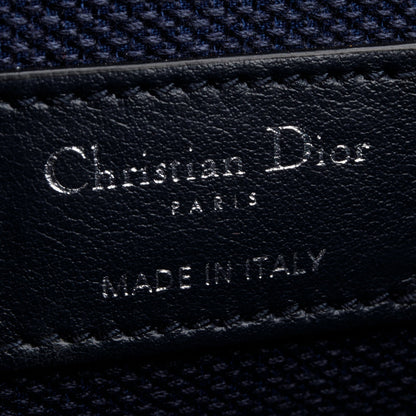 Christian Dior 2020 Navy Oblique Embroidered DiorTravel Vanity Case
