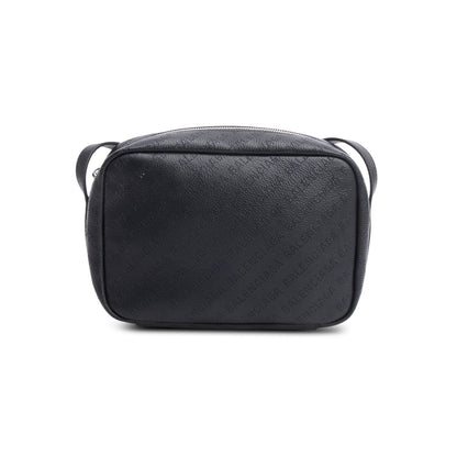 Balenciaga Black Leather Logo Everyday Small Camera Bag