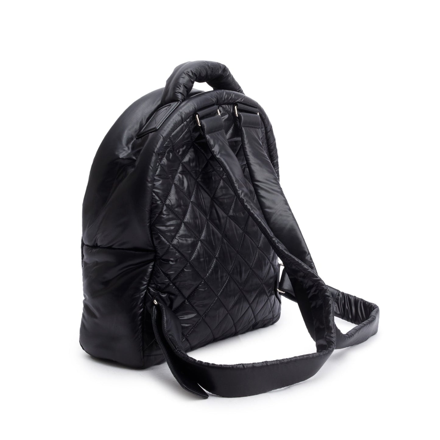 Chanel Black Nylon Quilted Coco Coocoon Backpack
