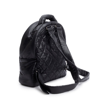 Chanel Black Nylon Quilted Coco Coocoon Backpack