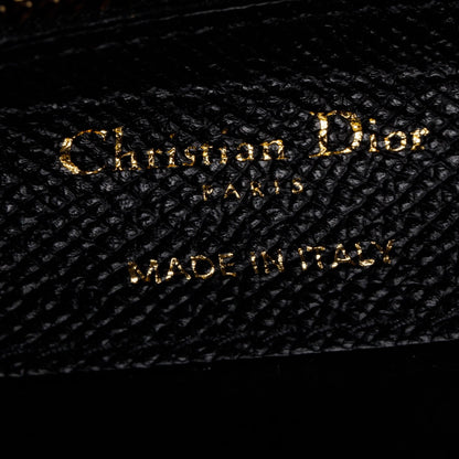 Christian Dior 2020 Black Grained Calfskin Saddle Bag